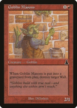 naokuroshop MTG [UDS][086][赤][C][JP][ゴブリンの石工/Goblin Masons] NM