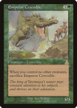 naokuroshop MTG [UDS][105][緑][R][JP][皇帝クロコダイル/Emperor Crocodile] NM