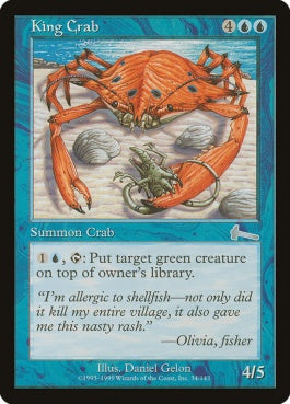 naokuroshop MTG [ULG][034][青][U][EN][タラバガニ/King Crab] NM