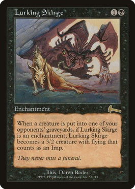 naokuroshop MTG [ULG][055][黒][R][JP][隠れ潜むスカージ/Lurking Skirge] NM