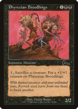 naokuroshop MTG [ULG][058][黒][C][EN][ファイレクシアの後裔/Phyrexian Broodlings] NM