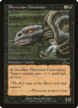 naokuroshop MTG [ULG][061][黒][C][JP][ファイレクシアの告発者/Phyrexian Denouncer] NM