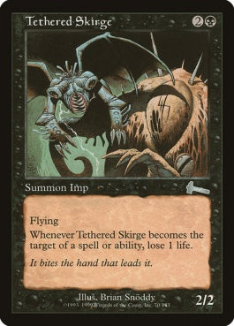 naokuroshop MTG [ULG][070][黒][U][JP][つながれたスカージ/Tethered Skirge] NM