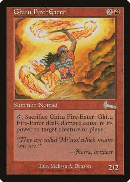 naokuroshop MTG [ULG][076][赤][U][EN][ギトゥの火喰い人/Ghitu Fire-Eater] NM