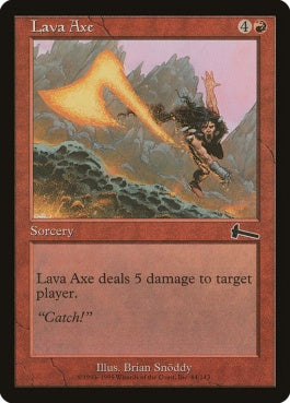 naokuroshop MTG [ULG][084][赤][C][EN][溶岩の斧/Lava Axe] NM