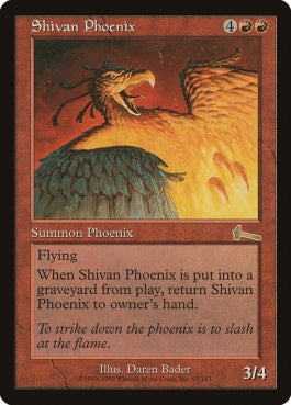 naokuroshop MTG [ULG][091][赤][R][EN][シヴのフェニックス/Shivan Phoenix] NM