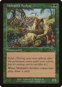 naokuroshop MTG [ULG][108][緑][C][EN][ムルタニの見習い/Multani's Acolyte] NM