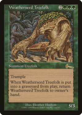 naokuroshop MTG [ULG][116][緑][R][EN][ウェザーシード・ツリーフォーク/Weatherseed Treefolk] NM