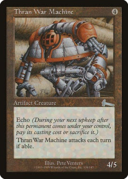 naokuroshop MTG [ULG][134][茶][U][JP][スランの戦争機械/Thran War Machine] NM