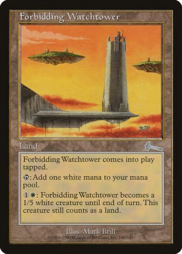 naokuroshop MTG [ULG][140][土地][U][EN][近づきがたい監視塔/Forbidding Watchtower] NM