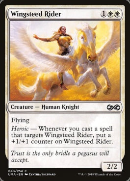 naokuroshop MTG [UMA][043][白][C][EN][天馬の乗り手/Wingsteed Rider] NM