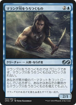 naokuroshop MTG [UMA][065][青][U][JP][マラング川をうろつくもの/Marang River Prowler] NM