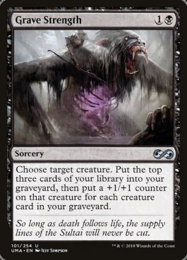 naokuroshop MTG [UMA][101][黒][U][EN][墓所の力/Grave Strength] NM