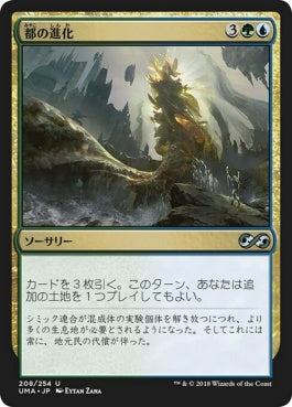 naokuroshop MTG [UMA][208][多][U][JP][都の進化/Urban Evolution] NM