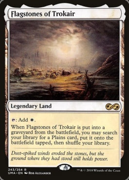 naokuroshop MTG [UMA][243][土地][R][EN][トロウケアの敷石/Flagstones of Trokair] NM