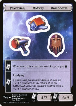 naokuroshop MTG [UNF][S18][EN][Phyrexian/Midway/Bamboozle][sticker] NM