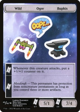 naokuroshop MTG [UNF][S40][EN][Wild/Ogre/Bupkis][sticker] NM