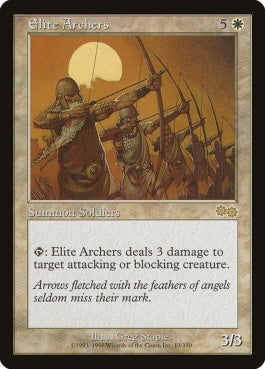 naokuroshop MTG [USG][013][白][R][EN][精鋭なる射手/Elite Archers] NM