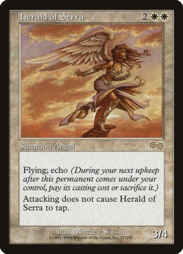 naokuroshop MTG [USG][017][白][R][EN][セラの伝令/Herald of Serra] NM