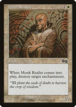 naokuroshop MTG [USG][021][白][C][EN][現実主義の修道士/Monk Realist] NM