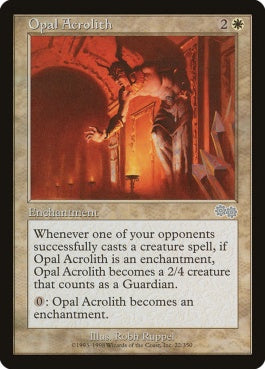 naokuroshop MTG [USG][022][白][U][EN][オパールの立身像/Opal Acrolith] NM