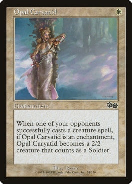 naokuroshop MTG [USG][024][白][C][EN][オパールの女人像/Opal Caryatid] NM