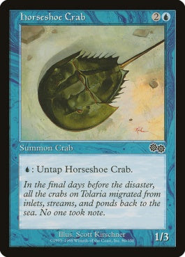 naokuroshop MTG [USG][080][青][C][JP][カブトガニ/Horseshoe Crab] NM