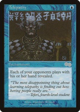 naokuroshop MTG [USG][102][青][U][EN][テレパシー/Telepathy] NM