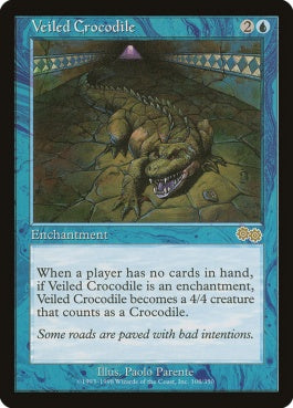 naokuroshop MTG [USG][108][青][R][JP][仮装のクロコダイル/Veiled Crocodile] NM