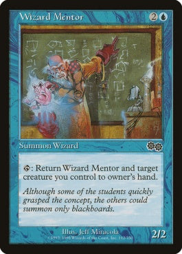 naokuroshop MTG [USG][112][青][C][EN][魔術師の導師/Wizard Mentor] NM