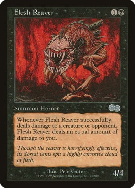 naokuroshop MTG [USG][136][黒][U][JP][肉裂き怪物/Flesh Reaver] NM