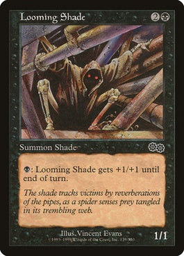 naokuroshop MTG [USG][139][黒][C][EN][立ちはだかる影/Looming Shade] NM