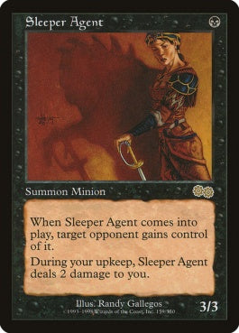 naokuroshop MTG [USG][159][黒][R][EN][潜伏工作員/Sleeper Agent] NM