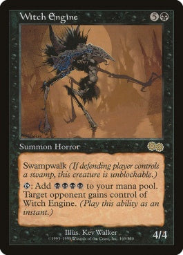 naokuroshop MTG [USG][169][黒][R][EN][魔女エンジン/Witch Engine] NM