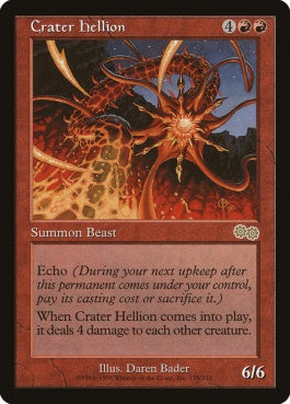 naokuroshop MTG [USG][179][赤][R][EN][火口の乱暴者/Crater Hellion] NM