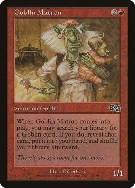 naokuroshop MTG [USG][191][赤][C][EN][ゴブリンの女看守/Goblin Matron] NM