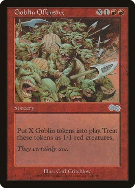 naokuroshop MTG [USG][192][赤][U][JP][ゴブリンの攻勢/Goblin Offensive] NM