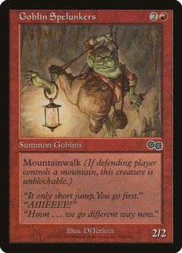 naokuroshop MTG [USG][195][赤][C][JP][ゴブリンの洞窟探検家/Goblin Spelunkers] NM