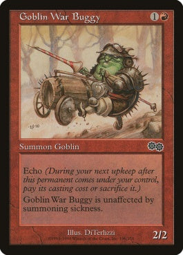 naokuroshop MTG [USG][196][赤][C][JP][ゴブリン戦闘バギー/Goblin War Buggy] NM