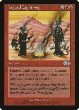 naokuroshop MTG [USG][200][赤][U][EN][ギザギザ稲妻/Jagged Lightning] NM