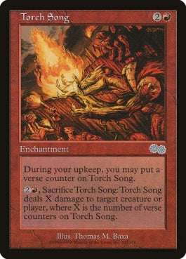 naokuroshop MTG [USG][222][赤][U][JP][片思いの歌/Torch Song] NM