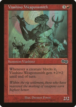 naokuroshop MTG [USG][226][赤][C][EN][ヴィーアシーノの武具職人/Viashino Weaponsmith] NM