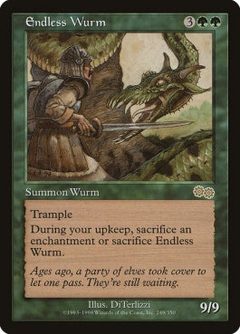 naokuroshop MTG [USG][249][緑][R][EN][無限のワーム/Endless Wurm] NM