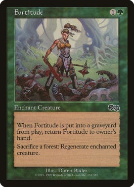 naokuroshop MTG [USG][253][緑][C][EN][堅忍不屈/Fortitude] NM