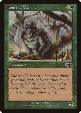 naokuroshop MTG [USG][256][緑][C][JP][ゴリラの戦士/Gorilla Warrior] NM