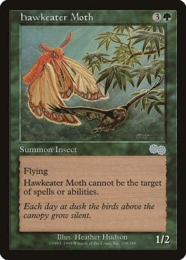 naokuroshop MTG [USG][259][緑][U][EN][鷹喰い蛾/Hawkeater Moth] NM