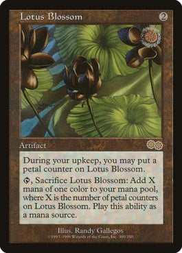 naokuroshop MTG [USG][300][茶][R][EN][水蓮の花/Lotus Blossom] NM