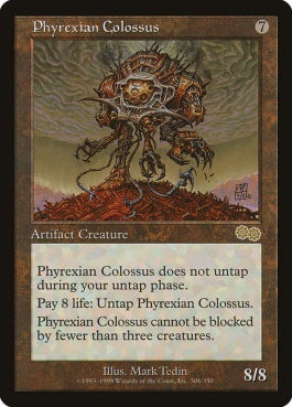 naokuroshop MTG [USG][305][茶][R][JP][ファイレクシアの巨像/Phyrexian Colossus] NM