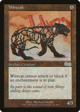 naokuroshop MTG [USG][317][茶][U][EN][ワイヤー・キャット/Wirecat] NM