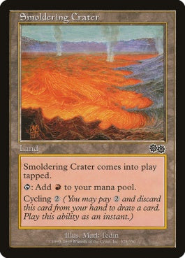 naokuroshop MTG [USG][328][土地][C][EN][薄煙の火口/Smoldering Crater] NM